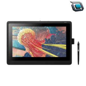 Tableta gráfica Wacom Cintiq 16 con pantalla interactiva y lápiz digital Pro Pen para dibujo y diseño profesional.