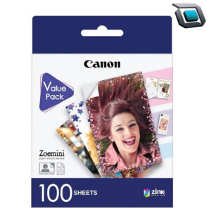 Papel fotográfico Canon Zoemini ZINK 2x3 pulgadas pack 100 hojas sin tinta