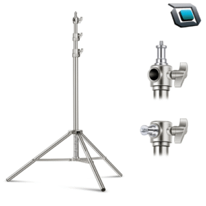 Soporte de luz NEEWER de acero inoxidable ST-220SS / ST-280SS para fotografía y video.