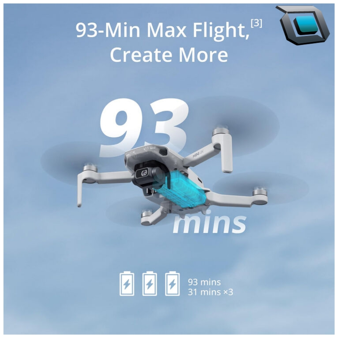 Dron DJI Mini 4K Fly More Combo con Control RC-N1 C - Imagen 4