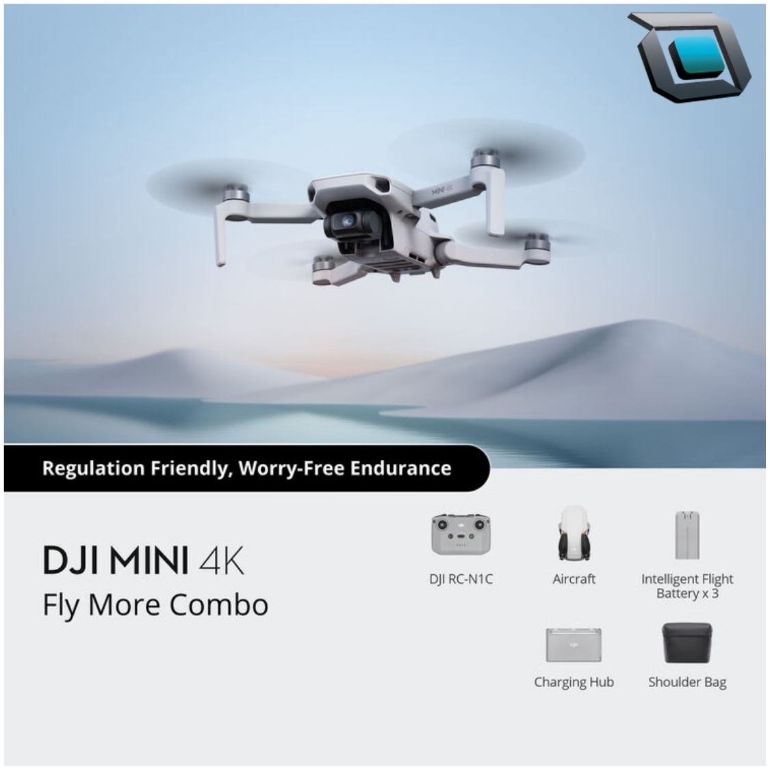 Dron DJI Mini 4K Fly More Combo con Control RC-N1 C - Imagen 6