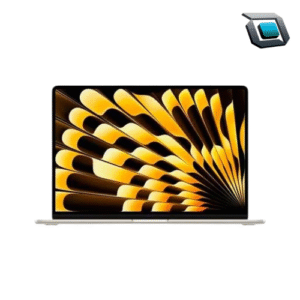 Laptop Apple MacBook Air con chip M2, 8GB de RAM y SSD de 256GB en diseño ultradelgado.
