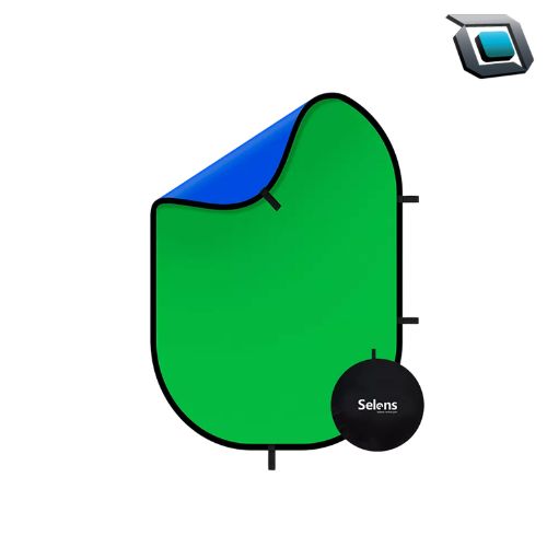 Fondo chroma key 2 en 1 (verde y azul) para resultados profesionales
