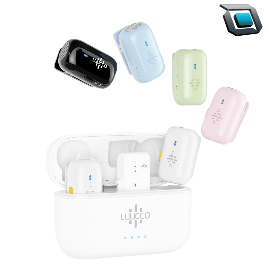 Micrófono Luucco Minipods-K2 Combo para 2 Personas, Tipo C,