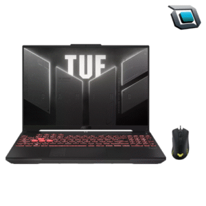 Laptop ASUS FA607NUG-RL181 con Ryzen 7, 16GB RAM, SSD 512GB y RTX 4050 de 6GB, incluye mouse.