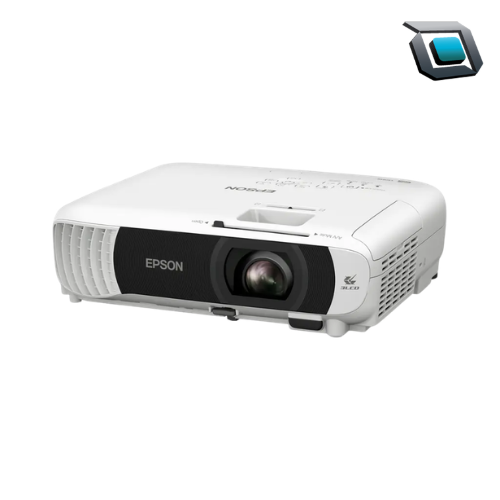 Proyector Epson PowerLite W55+ con tecnología 3LCD y resolución WXGA para presentaciones y educación.