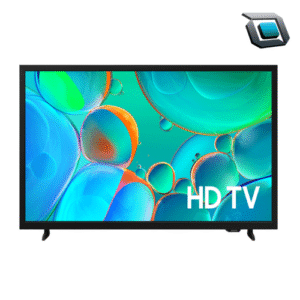 Televisor Samsung LED HD de 32 pulgadas modelo UN32H5000FPCZE con diseño compacto y conexiones HDMI y USB.