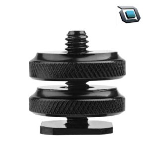 Adaptador de zapata fría a tornillo 1/4 para cámara DSLR y accesorios fotográficos