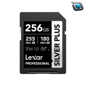 Memoria SDXC U3 V30 Lexar Professional 256GB - W:180MB/s -R:255MB/s SILVER PLUS