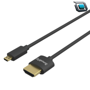 Cable ultraligero SmallRig 3042B HDMI macho a Micro HDMI macho de 35 cm compatible con transmisión de video 4K para cámaras y monitores externos.