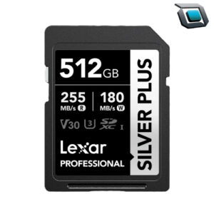 Memoria Sd 512gb Lexar Silver Plus Sdxc U3 V30 4k 255mbs