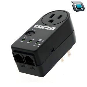 Protector de voltaje 900J/1800W, 1 sld, giro de 350°, tempor-120V