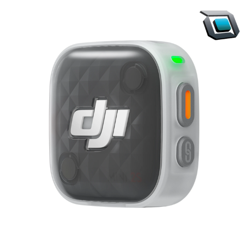 Micrófono inalámbrico DJI Mic Mini 2S con 1 transmisor, receptor móvil USB-C, estuche de carga, cancelación de ruido con IA y grabación interna de 32 bits flotantes para smartphones y creación de contenido.