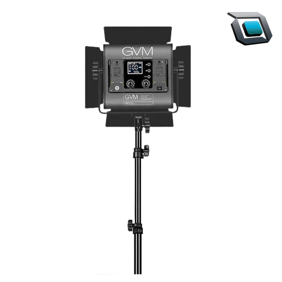 Panel de luz Led GVM 800D-RGB control por app, temperatura regulable (1 Luz+ Soporte) - Imagen 2