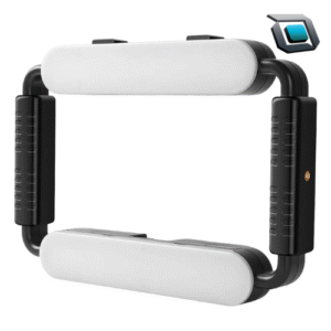 Luz de video LED RGB GVM TL-10S de 10 W, compacta y portátil, para cámaras, fotografía, video y creación de contenido.