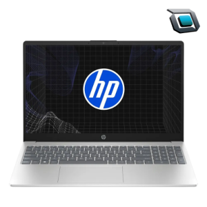 Laptop HP 15-fc0372la color Silver con pantalla FHD y gráficos AMD Radeon™.