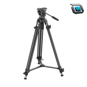 Trípode de video SmallRig AD-50 Lite 4684 con cabeza fluida y patas de aluminio.