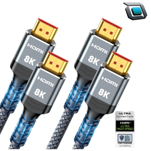 Cable HDMI Highwings de 2 metros, certificado Ultra High Speed, con ancho de banda de 48 Gbps y soporte para resolución 8K.