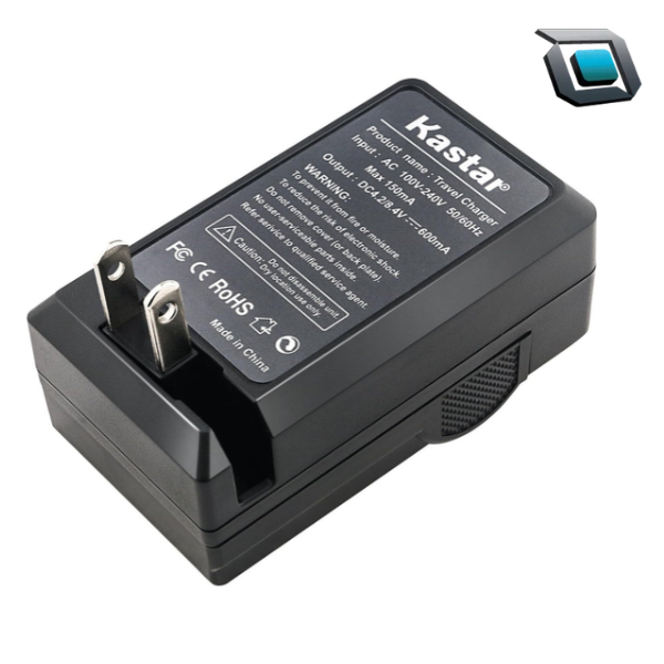 Kastar Cargador de viaje para Canon LP-E8, LPE8, LC-E8E, Canon EOS 550D, EOS 600D,