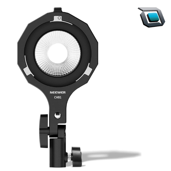 Adaptador NEEWER CHB1 para luces Mini con montura Bowens.