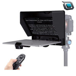Teleprompter Feelworld TP10 para tabletas, cámaras y celulares para grabación de videos.
